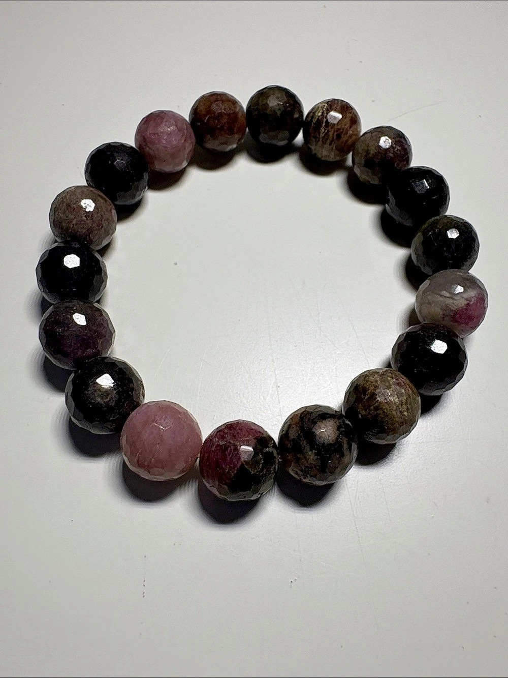 Beaded Bracelet in Black & Brown